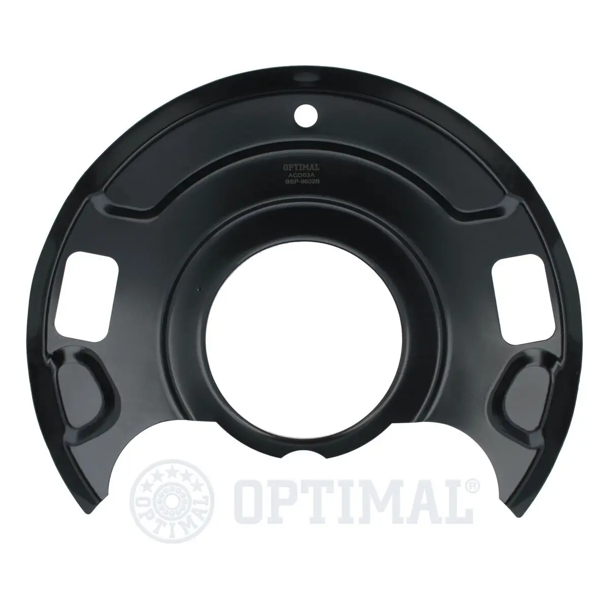 Spritzblech, Bremsscheibe Vorderachse links Vorderachse rechts OPTIMAL BSP-9602B