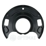 Spritzblech, Bremsscheibe Vorderachse links Vorderachse rechts OPTIMAL BSP-9602B