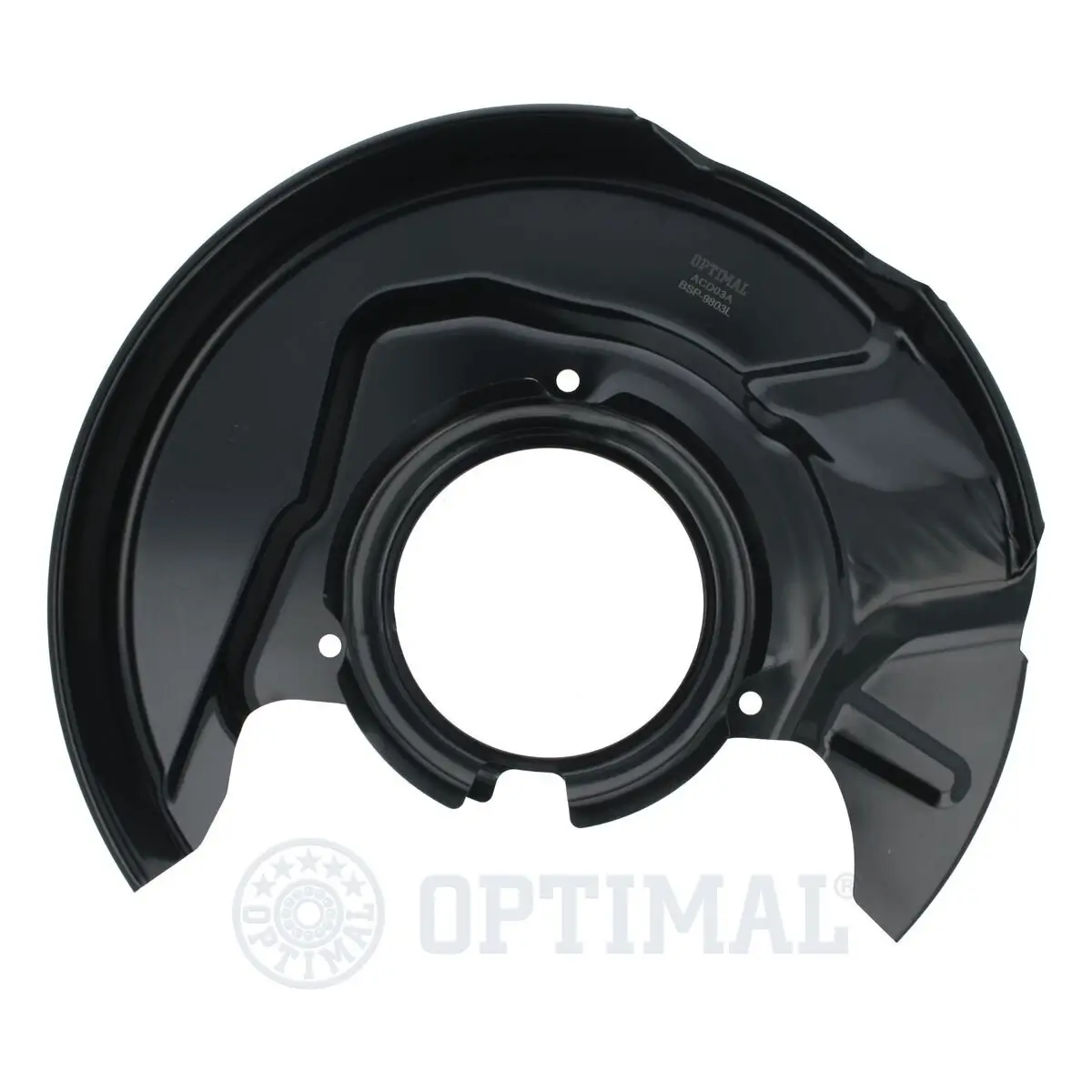 Spritzblech, Bremsscheibe Vorderachse links OPTIMAL BSP-9803L