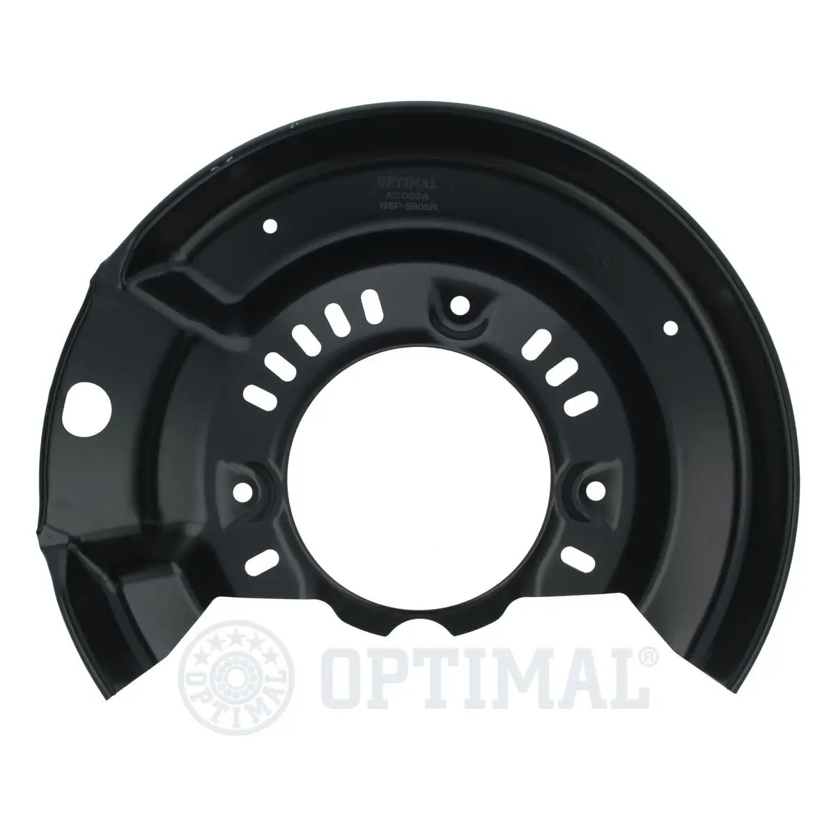 Spritzblech, Bremsscheibe Vorderachse rechts OPTIMAL BSP-9805R