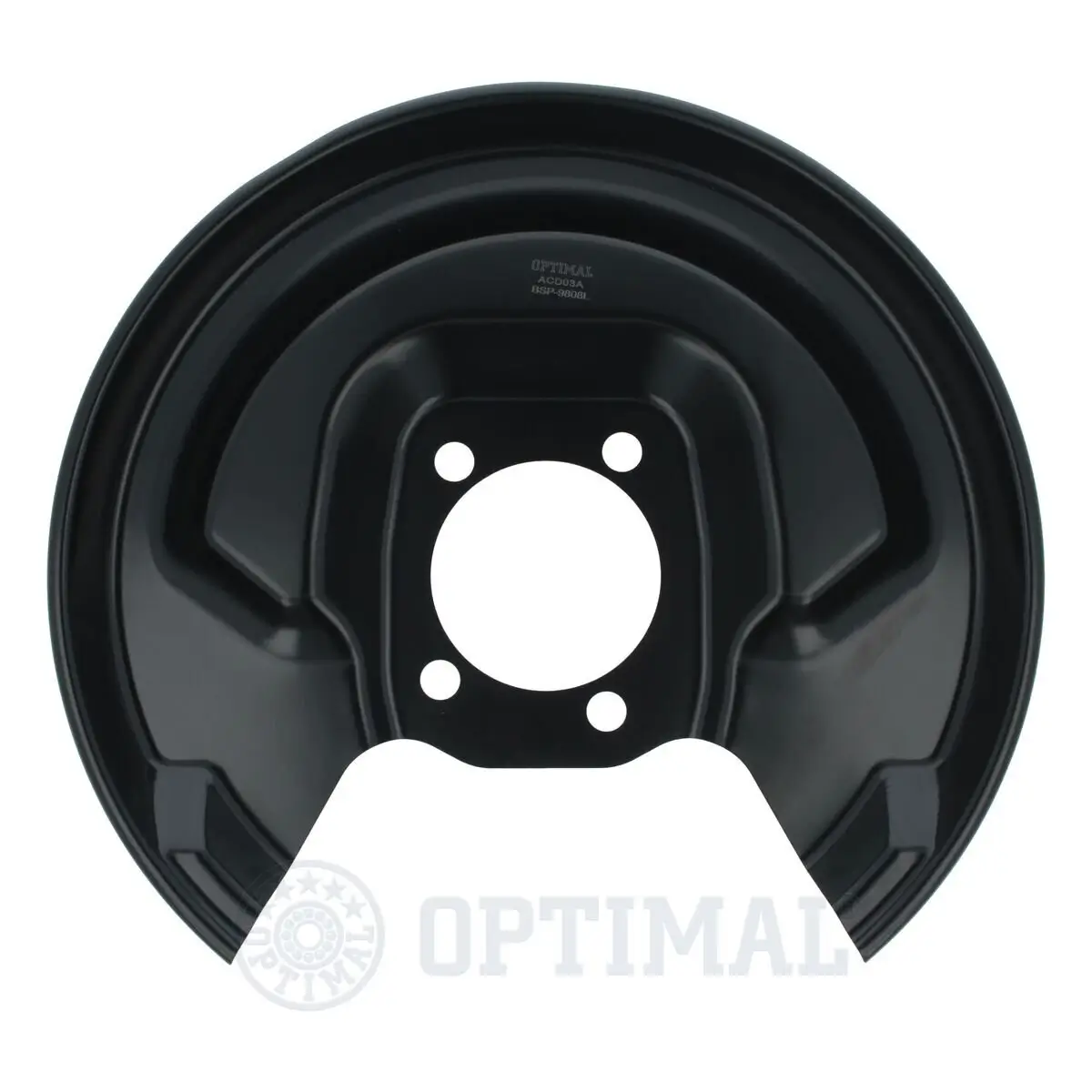 Spritzblech, Bremsscheibe Hinterachse links OPTIMAL BSP-9808L