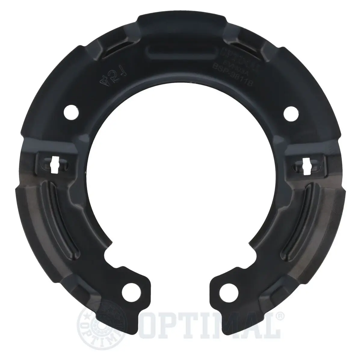 Spritzblech, Bremsscheibe Hinterachse links Hinterachse rechts OPTIMAL BSP-9811B