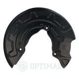 Spritzblech, Bremsscheibe Vorderachse links OPTIMAL BSP-9812L