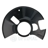 Spritzblech, Bremsscheibe Vorderachse links OPTIMAL BSP-9819L