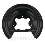 Spritzblech, Bremsscheibe Hinterachse links Hinterachse rechts OPTIMAL BSP-9828B