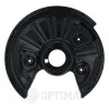 Spritzblech, Bremsscheibe Hinterachse links OPTIMAL BSP-9836L