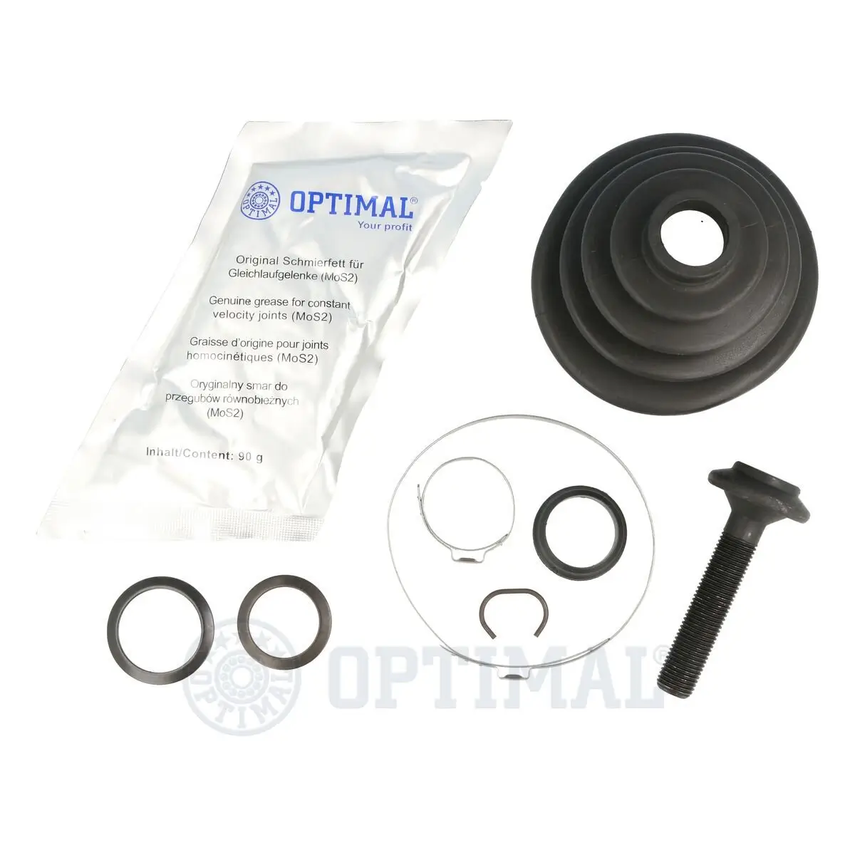 Faltenbalgsatz, Antriebswelle Vorderachse links Vorderachse rechts radseitig OPTIMAL CVB-10125CR