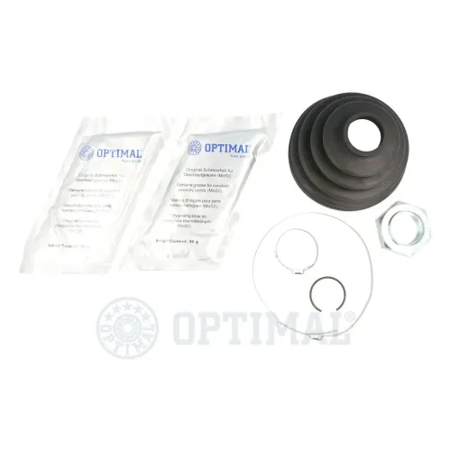 Faltenbalgsatz, Antriebswelle Vorderachse links Vorderachse rechts radseitig OPTIMAL CVB-10136CR Bild Faltenbalgsatz, Antriebswelle Vorderachse links Vorderachse rechts radseitig OPTIMAL CVB-10136CR