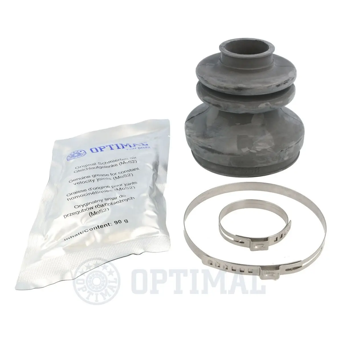 Faltenbalgsatz, Antriebswelle Vorderachse links Vorderachse rechts getriebeseitig OPTIMAL CVB-10181CR