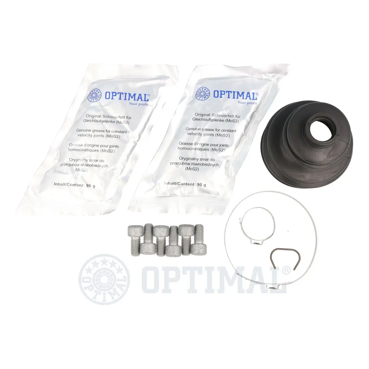 Faltenbalgsatz, Antriebswelle Vorderachse links Vorderachse rechts getriebeseitig OPTIMAL CVB-10226CR