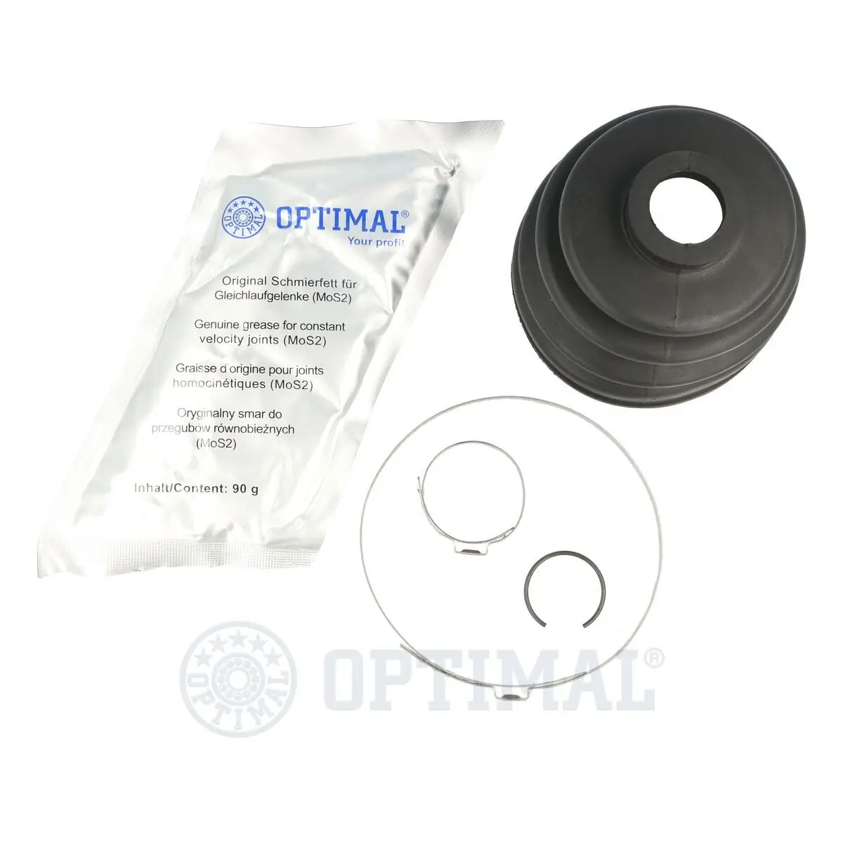 Faltenbalgsatz, Antriebswelle Vorderachse links Vorderachse rechts radseitig OPTIMAL CVB-10231CR