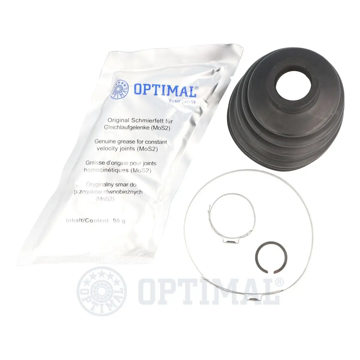 Faltenbalgsatz, Antriebswelle Vorderachse links Vorderachse rechts getriebeseitig OPTIMAL CVB-10237CR