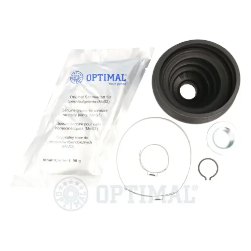 Faltenbalgsatz, Antriebswelle Vorderachse links Vorderachse rechts radseitig OPTIMAL CVB-10272CR Bild Faltenbalgsatz, Antriebswelle Vorderachse links Vorderachse rechts radseitig OPTIMAL CVB-10272CR