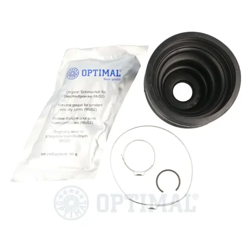 Faltenbalgsatz, Antriebswelle Vorderachse links Vorderachse rechts radseitig OPTIMAL CVB-10281CR Bild Faltenbalgsatz, Antriebswelle Vorderachse links Vorderachse rechts radseitig OPTIMAL CVB-10281CR