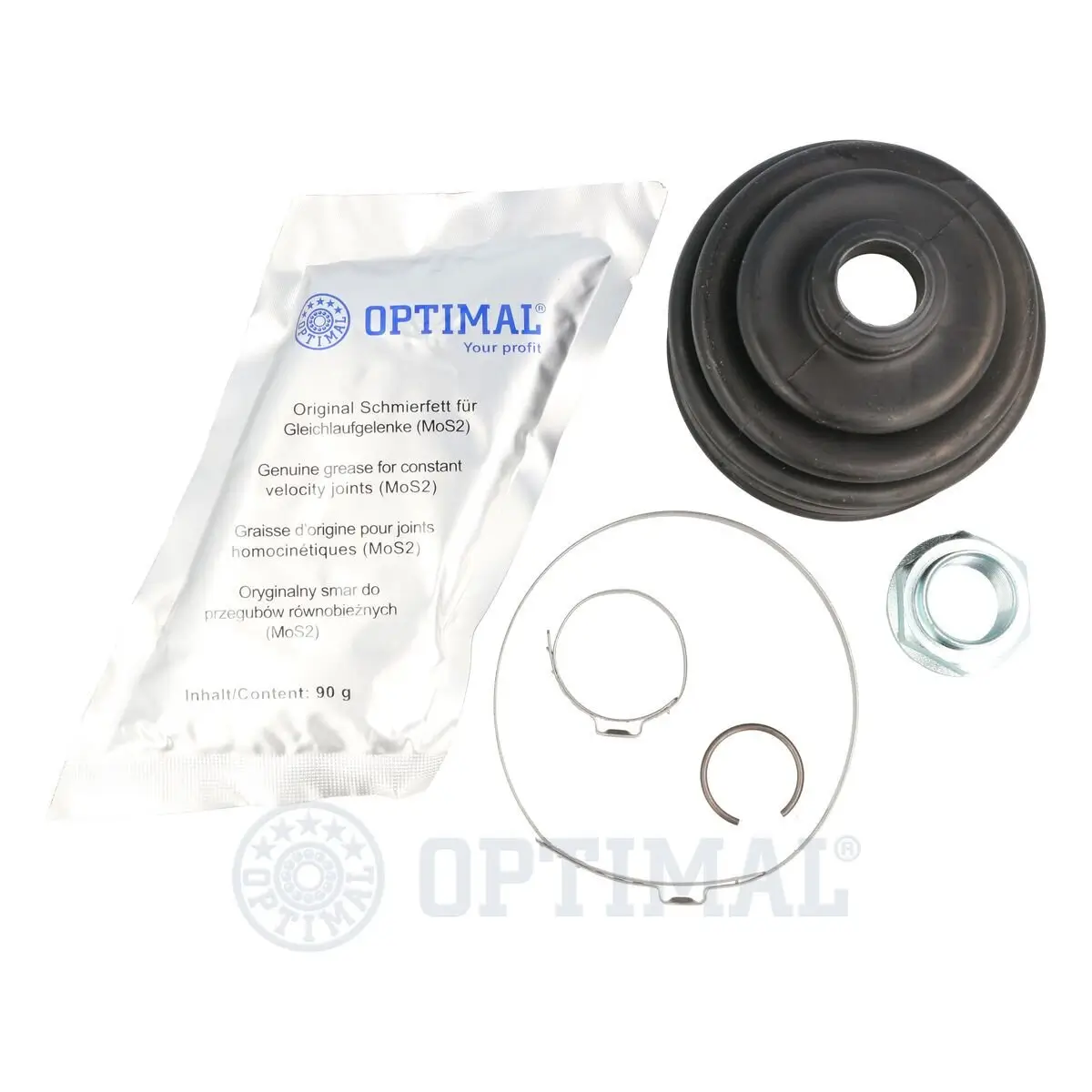 Faltenbalgsatz, Antriebswelle Vorderachse links Vorderachse rechts radseitig OPTIMAL CVB-10429CR