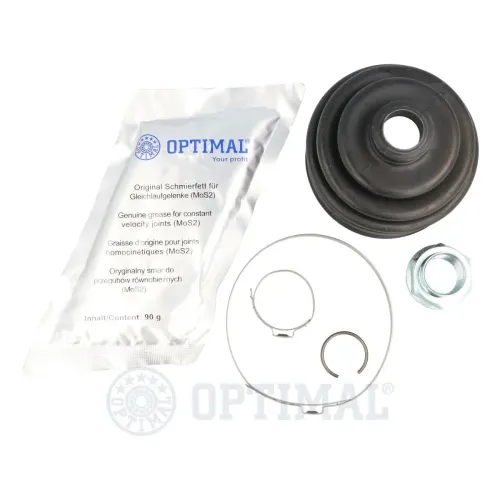 Faltenbalgsatz, Antriebswelle Vorderachse links Vorderachse rechts radseitig OPTIMAL CVB-10429CR Bild Faltenbalgsatz, Antriebswelle Vorderachse links Vorderachse rechts radseitig OPTIMAL CVB-10429CR