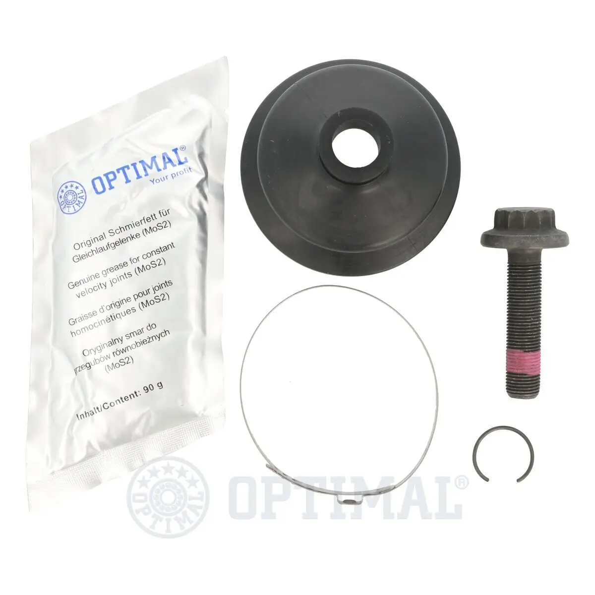 Faltenbalgsatz, Antriebswelle Hinterachse links Hinterachse rechts radseitig OPTIMAL CVB-10458CR