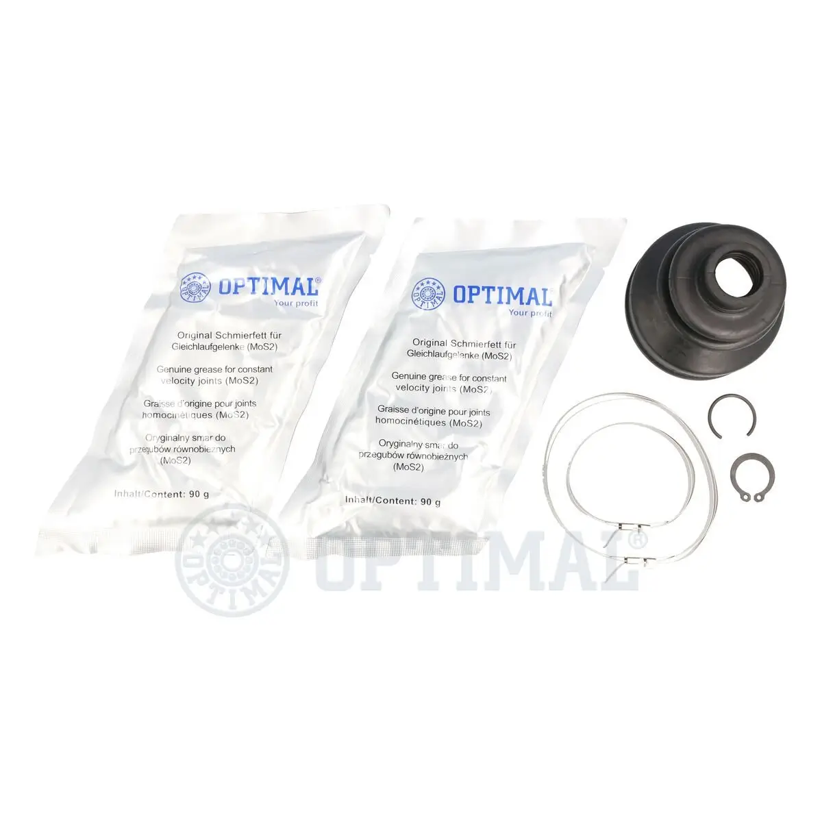 Faltenbalgsatz, Antriebswelle Hinterachse links Hinterachse rechts radseitig OPTIMAL CVB-10483CR