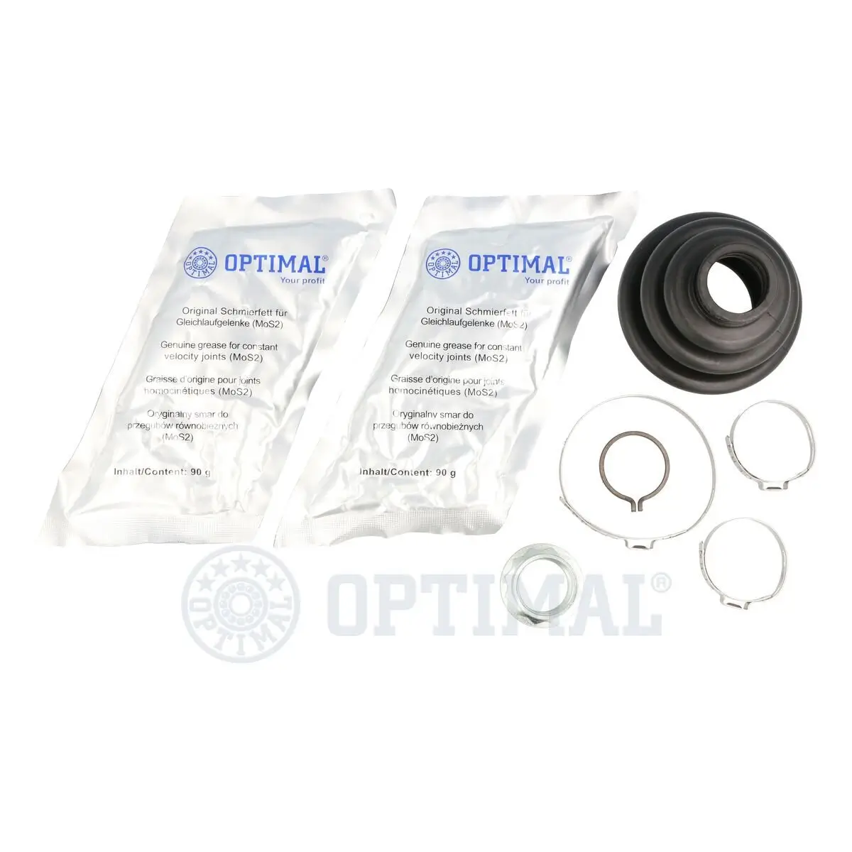 Faltenbalgsatz, Antriebswelle Hinterachse links Hinterachse rechts radseitig OPTIMAL CVB-10494CR