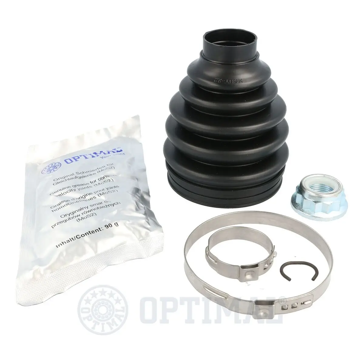 Faltenbalgsatz, Antriebswelle Vorderachse links Vorderachse rechts radseitig OPTIMAL CVB-10541TPE