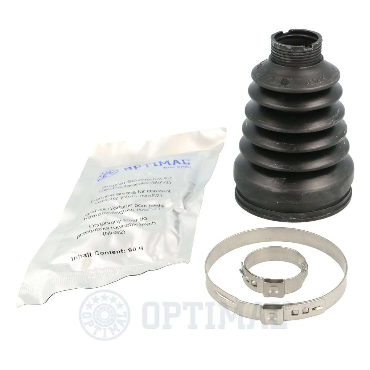 Faltenbalgsatz, Antriebswelle Vorderachse links Vorderachse rechts getriebeseitig OPTIMAL CVB-10546TPE