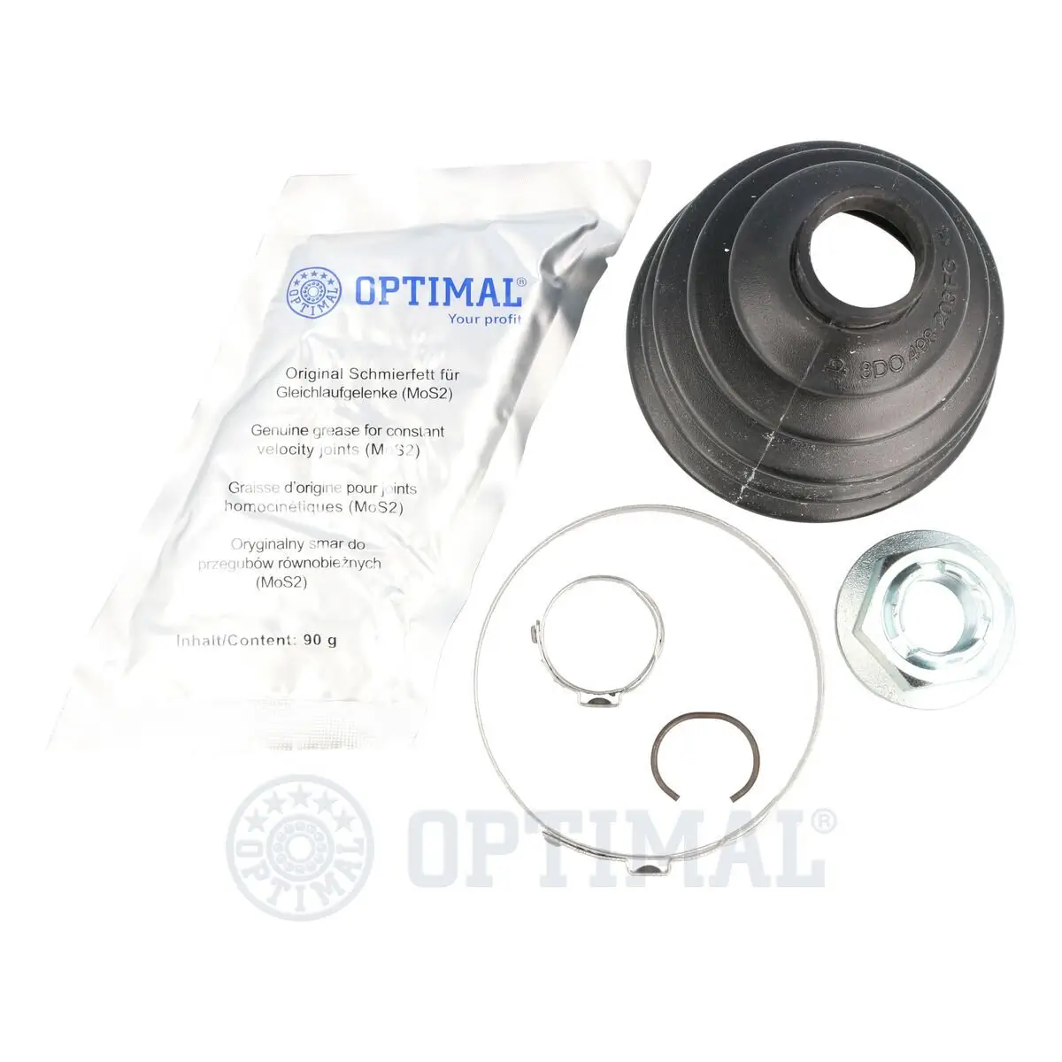 Faltenbalgsatz, Antriebswelle Vorderachse links Vorderachse rechts radseitig OPTIMAL CVB-10548TPE