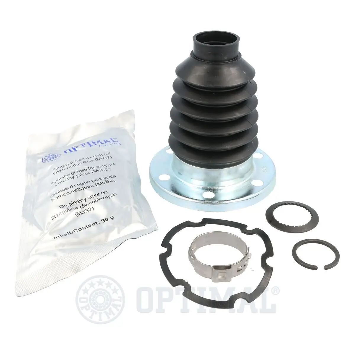 Faltenbalgsatz, Antriebswelle Vorderachse links Vorderachse rechts getriebeseitig OPTIMAL CVB-10572TPE