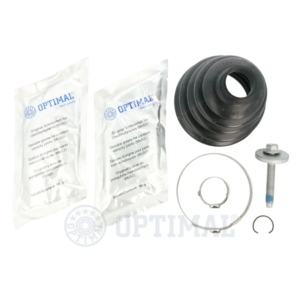 Faltenbalgsatz, Antriebswelle Vorderachse links radseitig OPTIMAL CVB-10637TPE