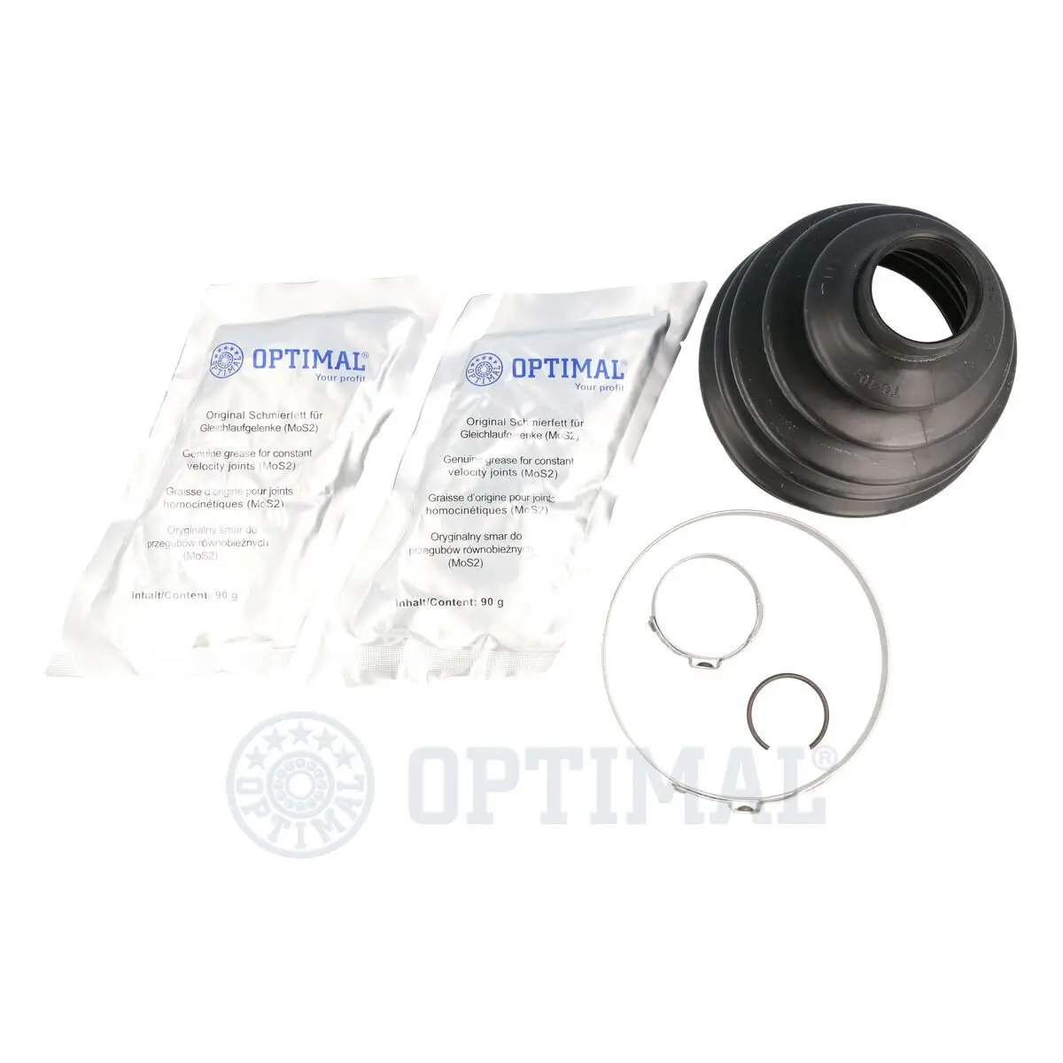 Faltenbalgsatz, Antriebswelle Vorderachse links Vorderachse rechts radseitig OPTIMAL CVB-10638TPE