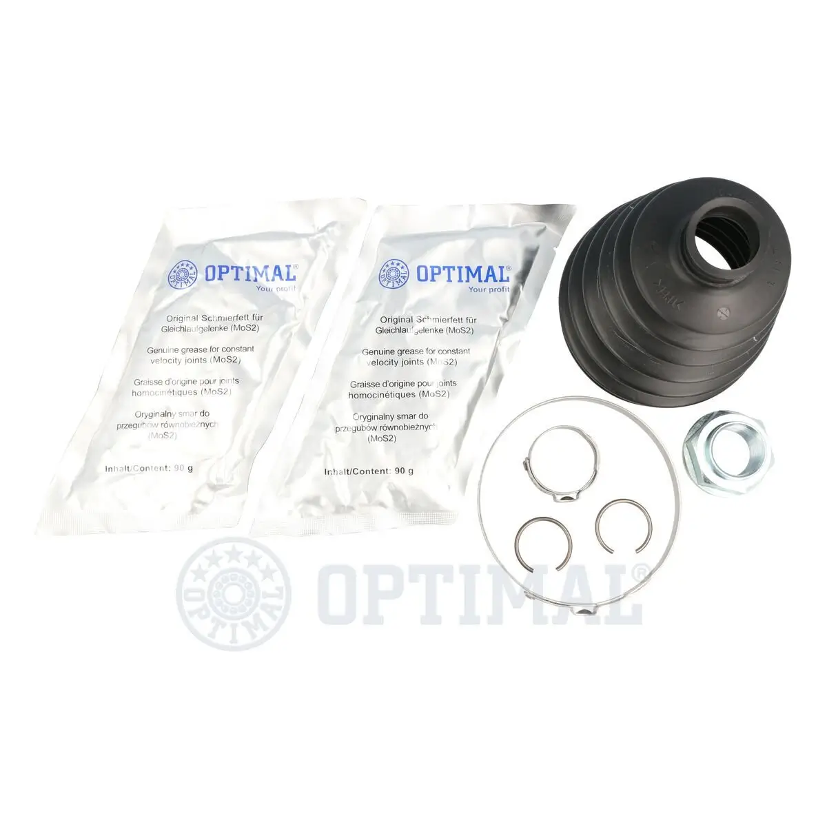 Faltenbalgsatz, Antriebswelle Vorderachse links Vorderachse rechts radseitig OPTIMAL CVB-10640TPE