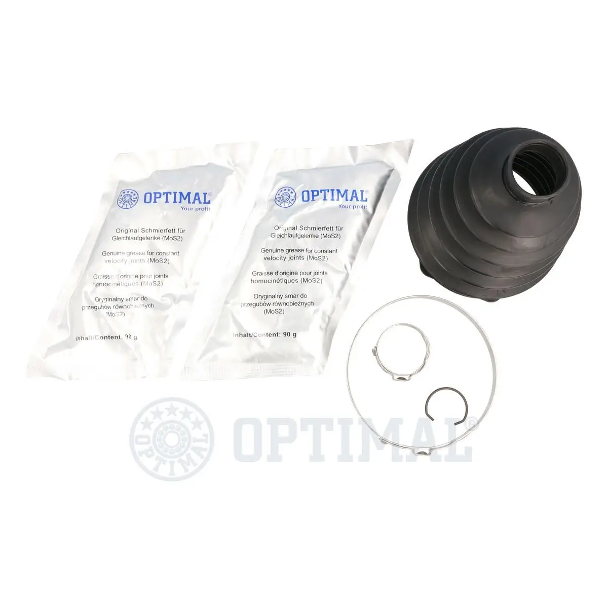 Faltenbalgsatz, Antriebswelle Vorderachse links Vorderachse rechts radseitig OPTIMAL CVB-10693TPE