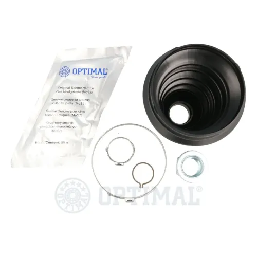 Faltenbalgsatz, Antriebswelle Vorderachse links Vorderachse rechts radseitig OPTIMAL CVB-10727TPE Bild Faltenbalgsatz, Antriebswelle Vorderachse links Vorderachse rechts radseitig OPTIMAL CVB-10727TPE