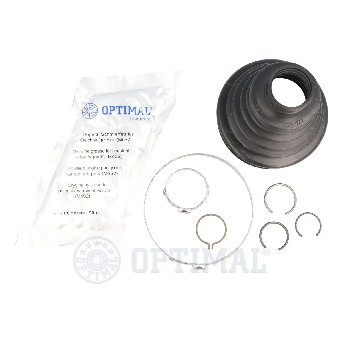 Faltenbalgsatz, Antriebswelle OPTIMAL CVB-10746TPE