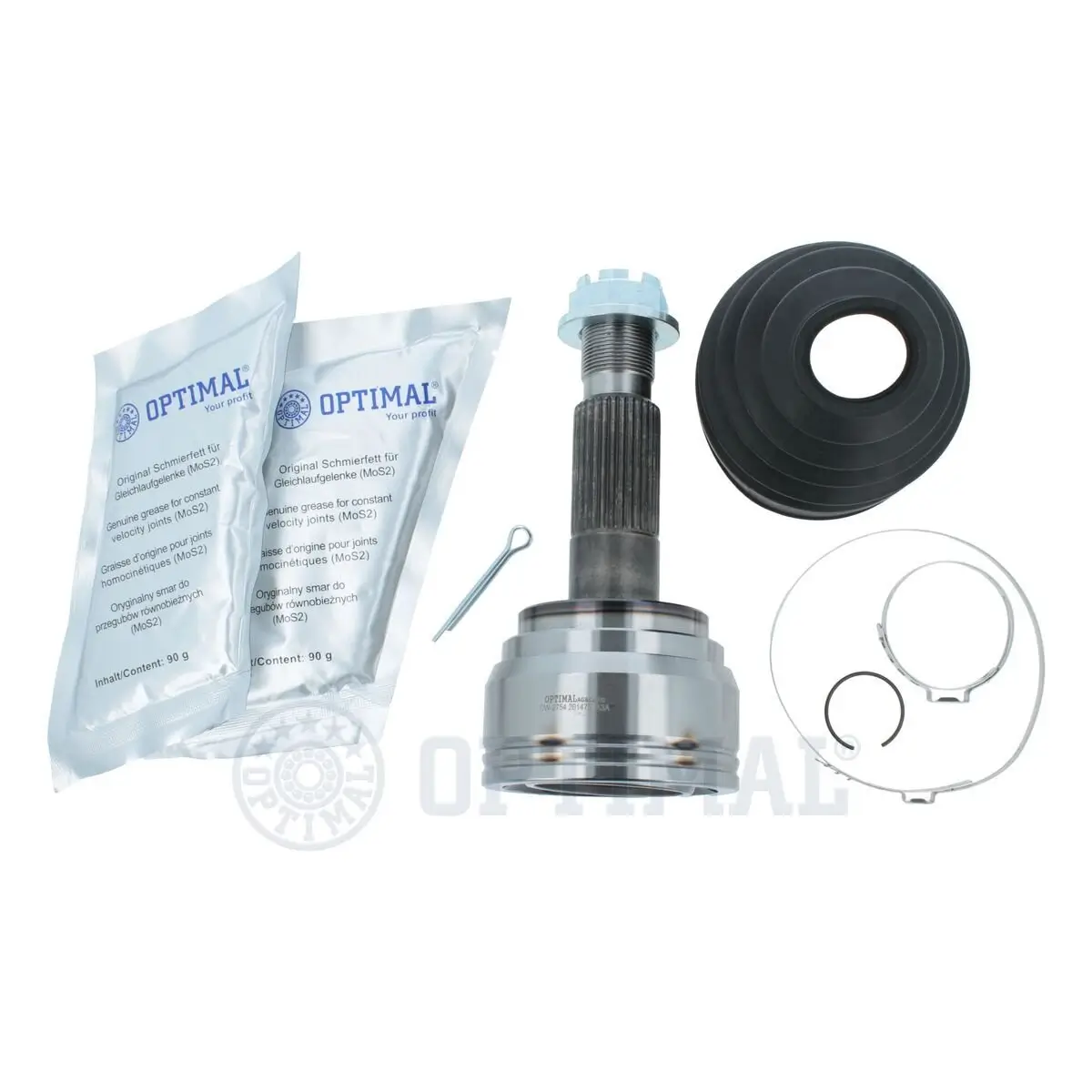 Gelenksatz, Antriebswelle Vorderachse links Vorderachse rechts radseitig OPTIMAL CW-2754