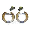 Bremsbackensatz Hinterachse OPTIMAL OP-BSK00110