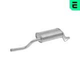 Endschalldämpfer hinten OPTIMAL OP-EES14051-OV