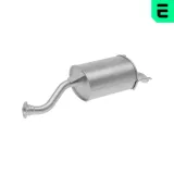 Endschalldämpfer hinten OPTIMAL OP-EES18024-OV