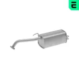 Endschalldämpfer hinten OPTIMAL OP-EES35048-OV