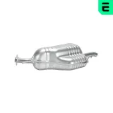 Endschalldämpfer hinten OPTIMAL OP-EES37239-CL