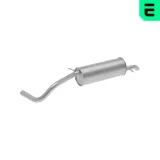 Endschalldämpfer hinten OPTIMAL OP-EES49037-OV