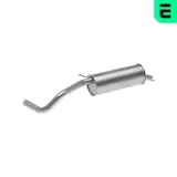 Endschalldämpfer hinten OPTIMAL OP-EES49055-OV