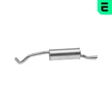 Endschalldämpfer hinten OPTIMAL OP-EES60032-OV