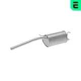 Endschalldämpfer hinten OPTIMAL OP-EES60142-OV