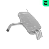 Endschalldämpfer hinten OPTIMAL OP-EES60192-CL
