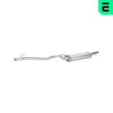 Endschalldämpfer hinten OPTIMAL OP-EES60568-OV