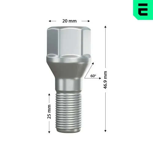 Radschraube Hinterachse Vorderachse OPTIMAL OP-UWB10003-20 Bild Radschraube Hinterachse Vorderachse OPTIMAL OP-UWB10003-20