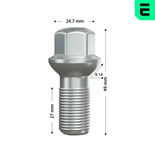 Radschraube Hinterachse Vorderachse OPTIMAL OP-UWB10011-1 Bild Radschraube Hinterachse Vorderachse OPTIMAL OP-UWB10011-1