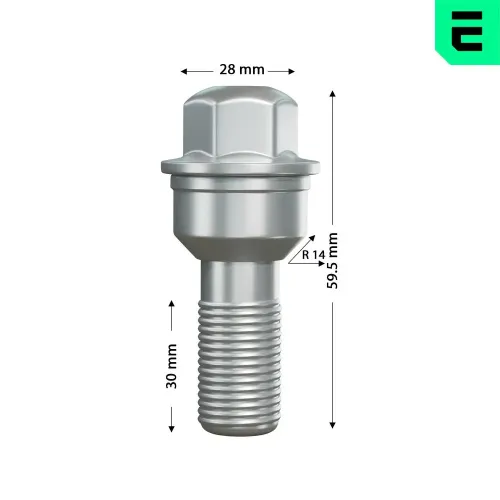 Radschraube Hinterachse Vorderachse OPTIMAL OP-UWB10014-20 Bild Radschraube Hinterachse Vorderachse OPTIMAL OP-UWB10014-20