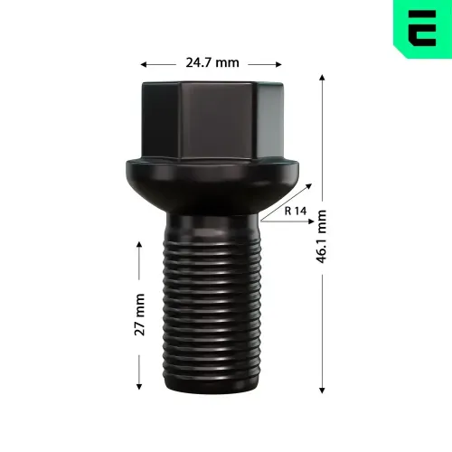 Radschraube Hinterachse Vorderachse OPTIMAL OP-UWB10025-1 Bild Radschraube Hinterachse Vorderachse OPTIMAL OP-UWB10025-1