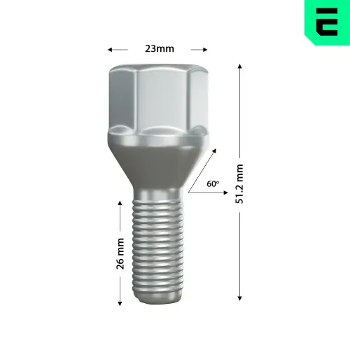 Radschraube Hinterachse Vorderachse OPTIMAL OP-UWB10028-1 Bild Radschraube Hinterachse Vorderachse OPTIMAL OP-UWB10028-1